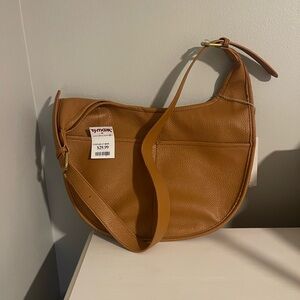 Tan Leather Shoulder Bag